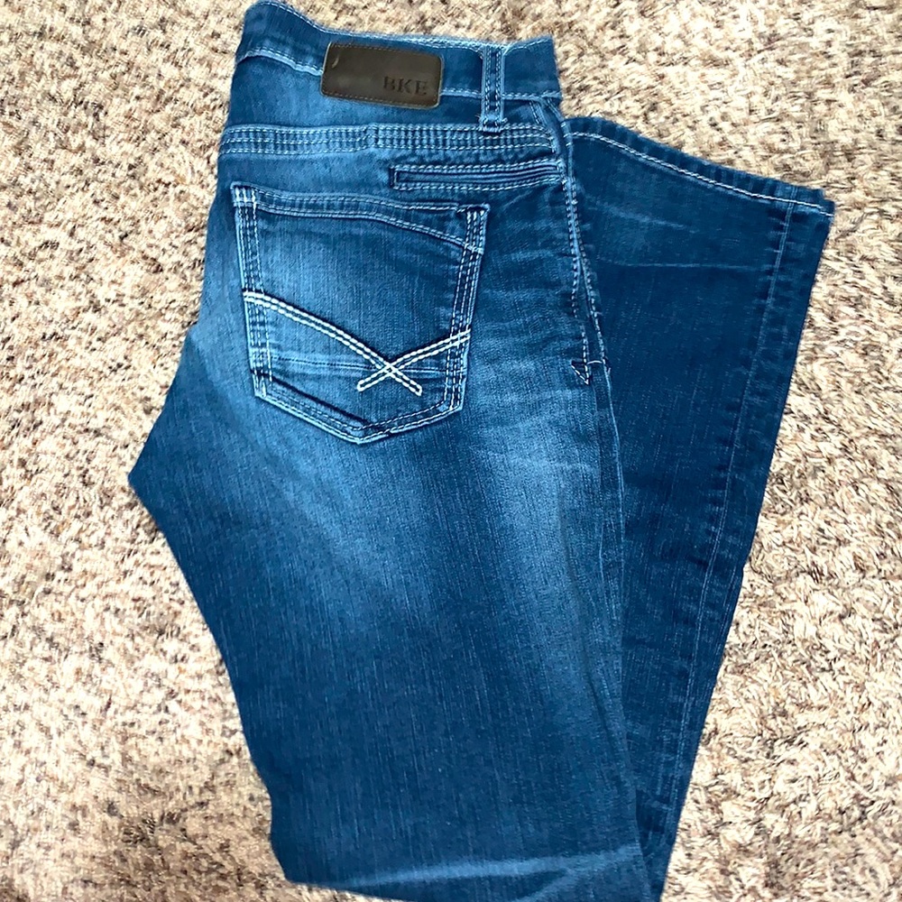 Men’s Jake Straight Leg Buckle Jeans
